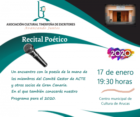 Recital poético 17 de enero de 2020