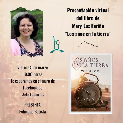 Nuevo libro de Mary Luz Fariña